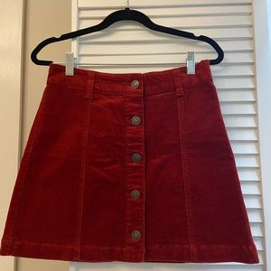 Velvet skirt